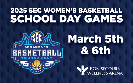 More Info for 2025 SEC Women's Basketball School Day Games