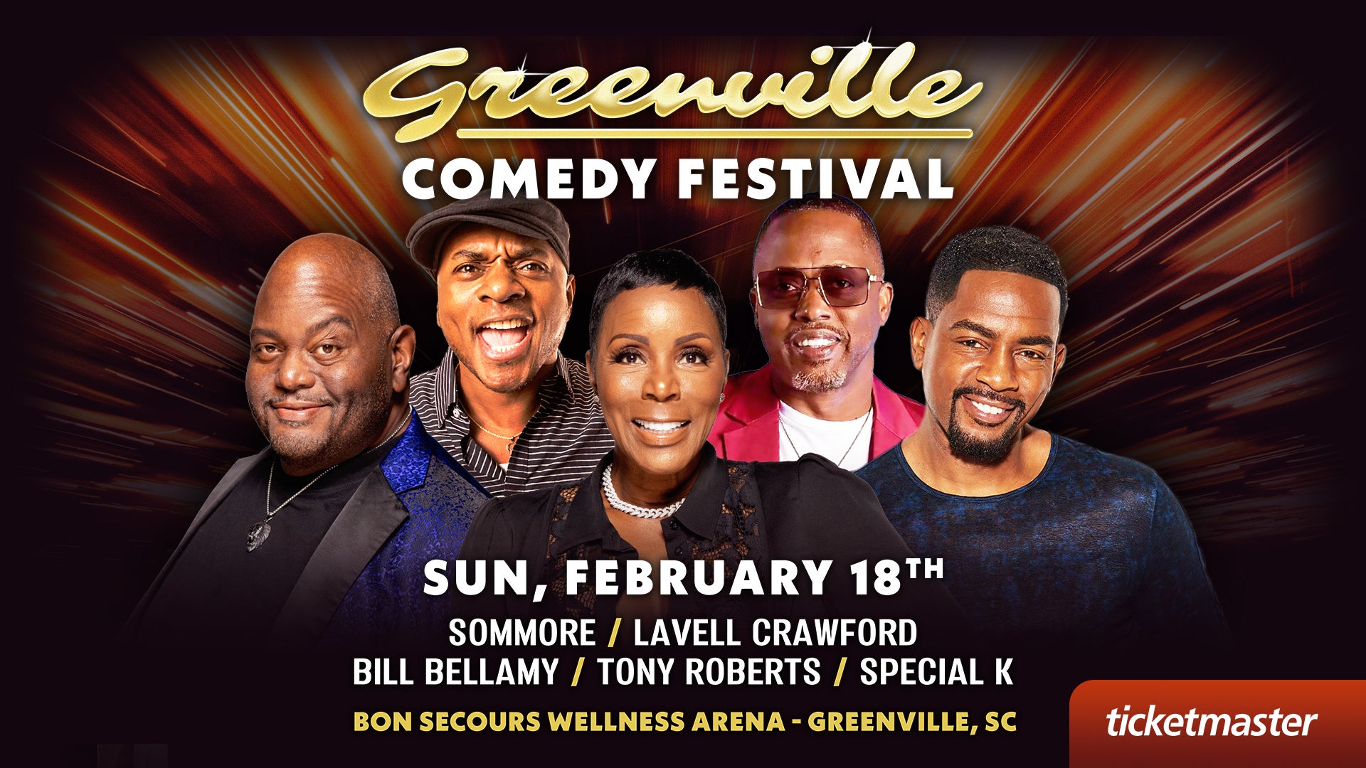 Greenville Comedy Festival Bon Secours Wellness Arena