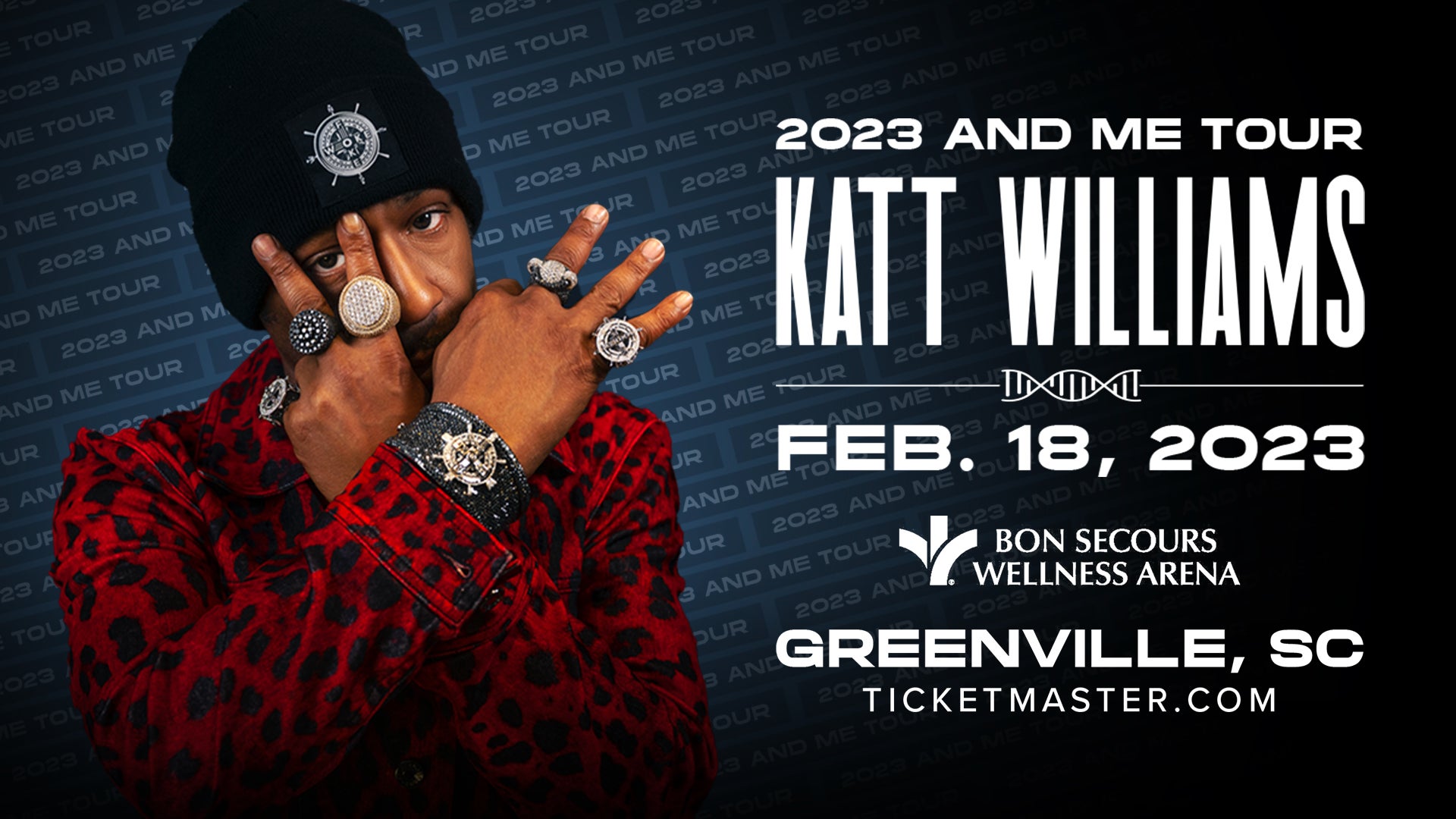 Katt Williams 2023 and Me Tour Bon Secours Wellness Arena
